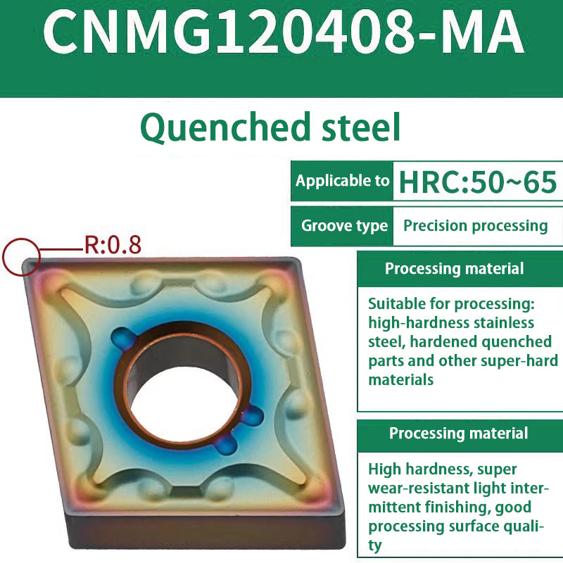 116-CNMG120404 turning blade 120408 steel stainless steel aluminum diamond outer circle alloy blade Shandong Denso Pricision Tools Co.,Ltd.